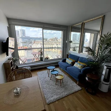 Tour Eiffel - Vue Imprenable Au-dessus Des Toits, Balcon * Parigi