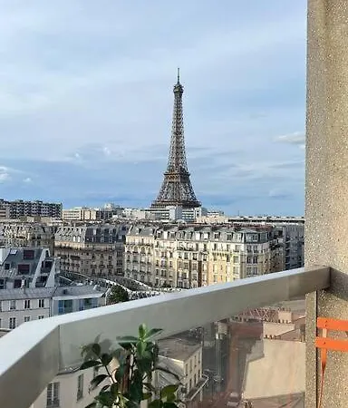 Appartamento Tour Eiffel - Vue Imprenable Au-dessus Des Toits, Balcon Parigi